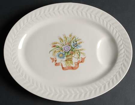 Mt. Vernon (NY, Regents Park) 13" Oval Serving Platter