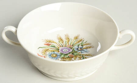 Mt. Vernon (NY, Greylock) Footed Cream Soup Bowl