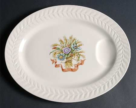 Mt. Vernon (NY, Greylock) 13" Oval Serving Platter