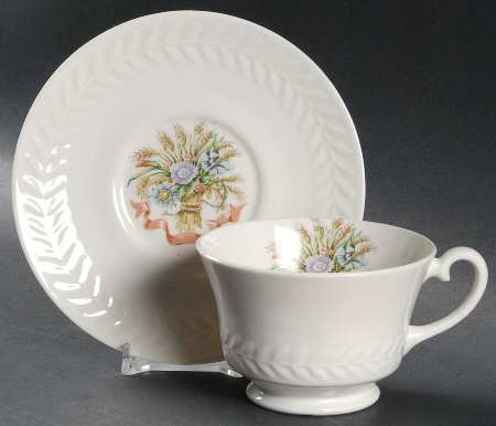 Mt. Vernon (NY, Greylock) Footed Cup & Saucer Set
