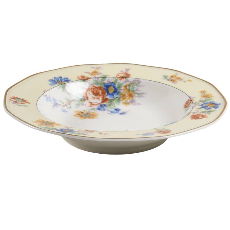 My Garden  Rim Soup Bowl