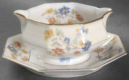 My Garden  Gravy Boat with Attached Underplate