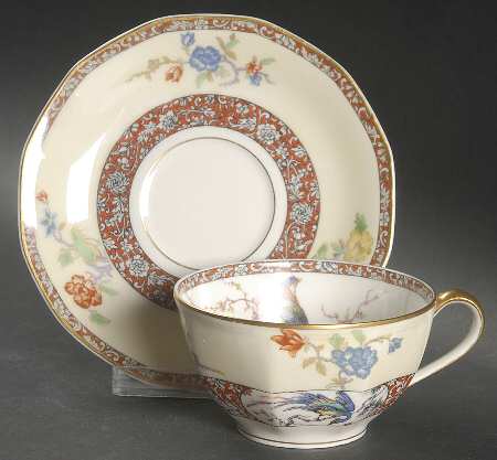 Nabob Flat Cup & Saucer Set