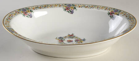 Narcissus 10" Oval Vegetable Bowl