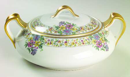 Narcissus Sugar Bowl & Lid