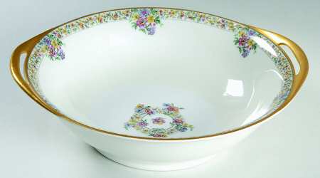 Narcissus 10" Round Vegetable Bowl