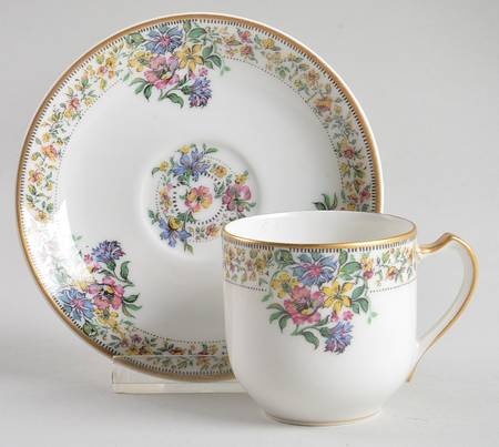 Narcissus Flat Demitasse Cup & Saucer Set