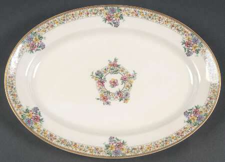 Narcissus 11" Oval Serving Platter
