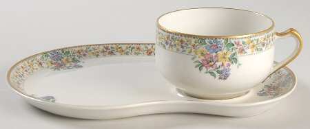 Narcissus Snack Plate & Cup Set