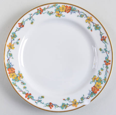 Nasturtium Bread & Butter Plate