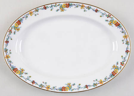 Nasturtium 11" Oval Serving Platter