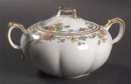 Nasturtium Sugar Bowl & Lid