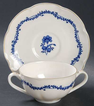 Nicolette Flat Bouillon Cup & Saucer