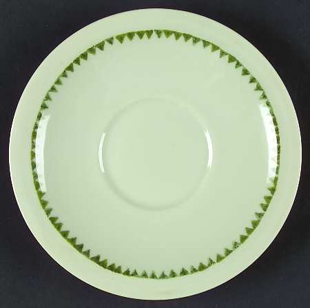 Nicole (Green Background) Saucer
