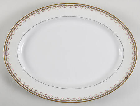 Notre Dame 16" Oval Serving Platter