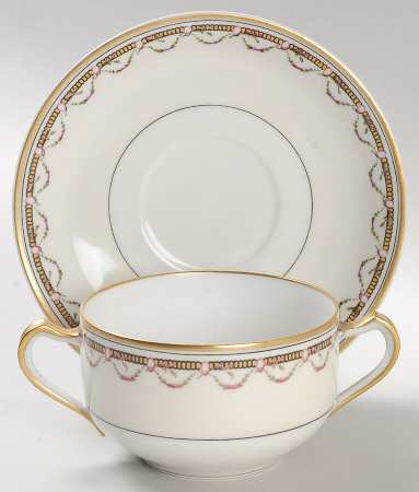 Notre Dame Flat Bouillon Cup & Saucer