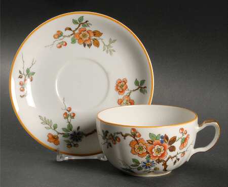 Normandy Flat Cup & Saucer Set