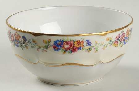 Nosegay  Cranberry Bowl