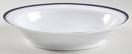 Nuit Bleue Gold 9" Oval Vegetable Bowl