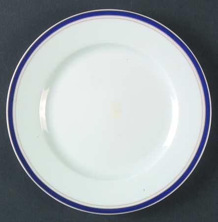 Nuit Bleue Gold Salad Plate