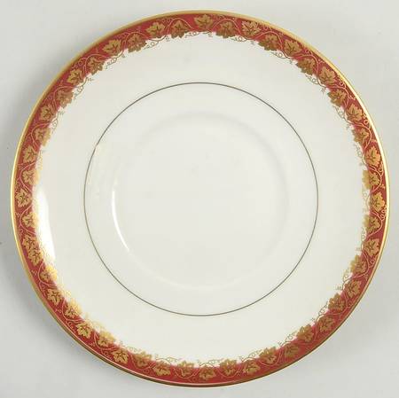 Oakmont Maroon Saucer for Cream Soup Bowl