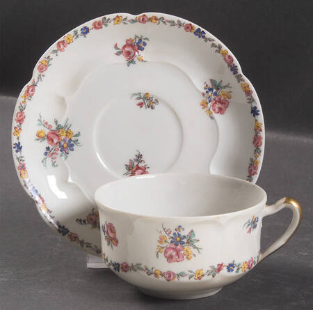 Olympia Flat Cup & Saucer Set