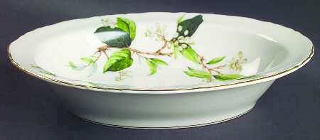 Orange Blossom 9" Oval Vegetable Bowl