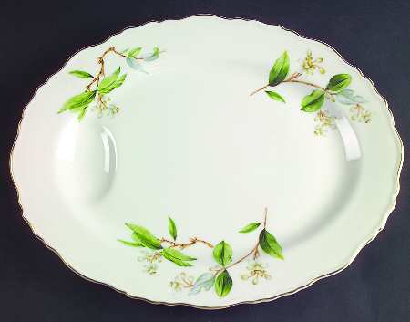 Orange Blossom 11" Oval Serving Platter