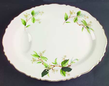 Orange Blossom 14" Oval Serving Platter