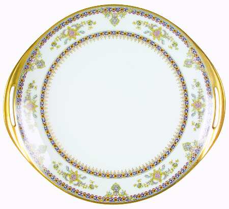 Oriental Handled Cake Plate