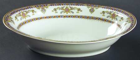 Oriental 10" Oval Vegetable Bowl