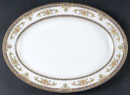 Oriental 13" Oval Serving Platter