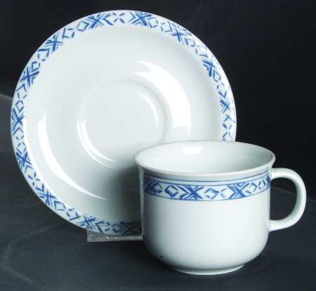 Orient Flat Cup & Saucer Set