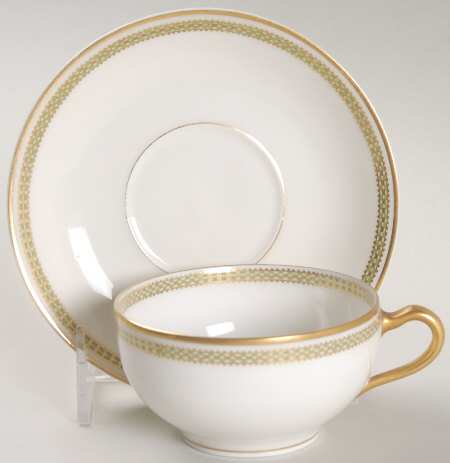 Orleans Flat Cup & Saucer Set