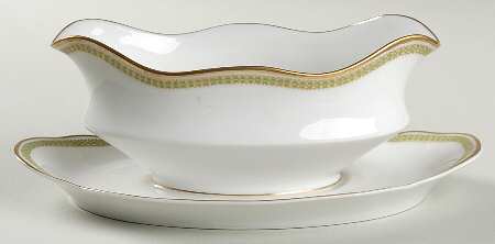 Orleans Gravy Boat with Attached Underplate