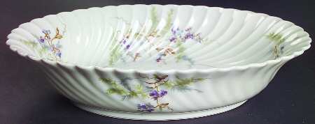 Orsay 10" Oval Vegetable Bowl by Haviland