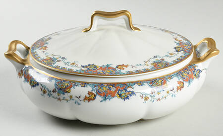 Paisley  Round Covered Vegetable