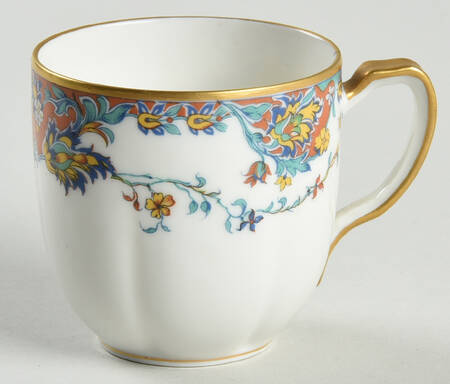 Paisley  Flat Demitasse Cup