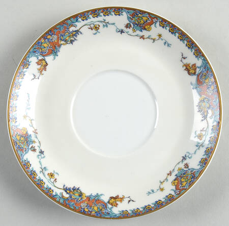 Paisley  Saucer for Flat Cream Soup Bowl
