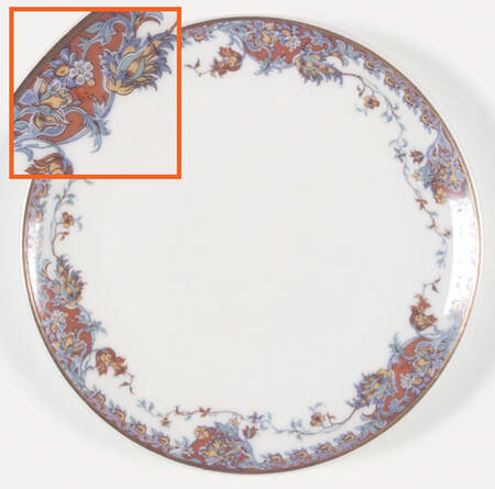 Paisley  Bread & Butter Plate