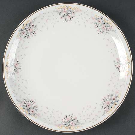 Paisley (Pink & Grey) 12" Chop Plate (Round Platter)