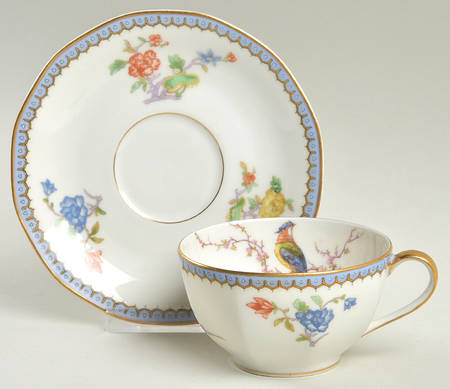 Paradise Flat Cup & Saucer Set