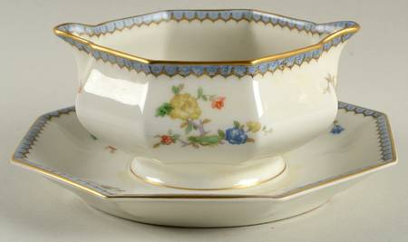 Paradise Gravy Boat with Attached Underplate