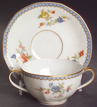 Paradise Flat Bouillon Cup & Saucer