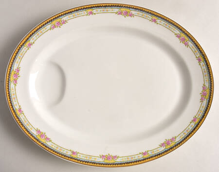 Paris Gold 13" Oval Serving Platter