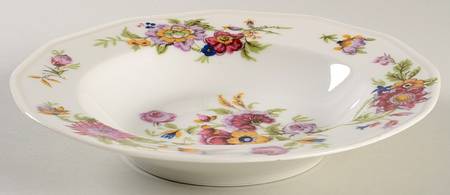 Persian Garden Rim Soup Bowl