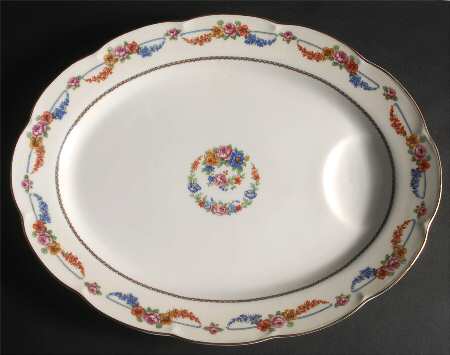 Picardy (France) 15" Oval Serving Platter