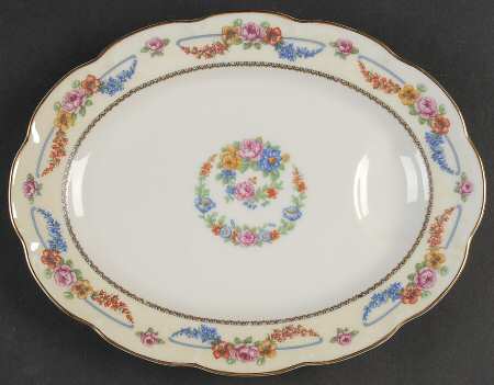 Picardy (France) 11" Oval Serving Platter
