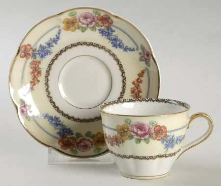 Picardy (France) Flat Demitasse Cup & Saucer Set