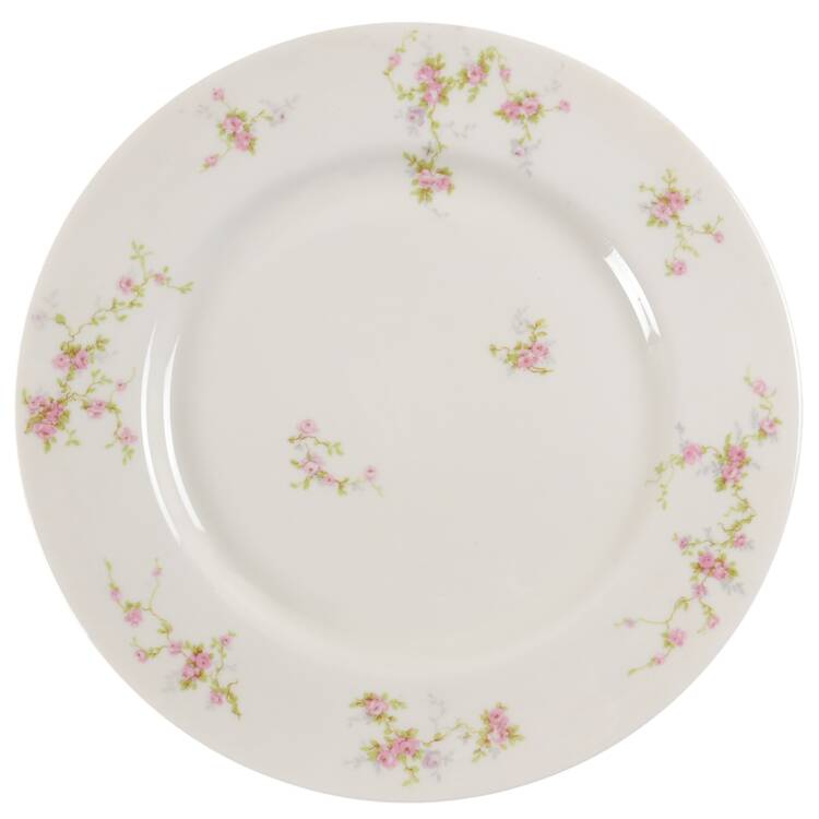 Pink Spray Dinner Plate